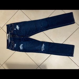 Abercrombie Low-Rise Ripped Jeans
